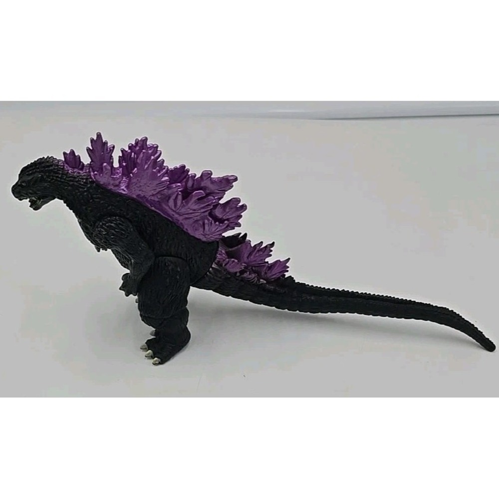 BANDAI Godzilla 1999 Vinyl Figure 7" tall purple fins Action Figure Monster
